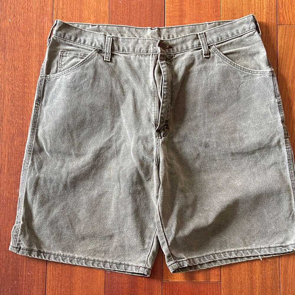 Dickies Men's Gray/Brown Jean Shorts